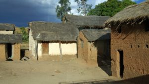 Lehmhäuser Madagaskar